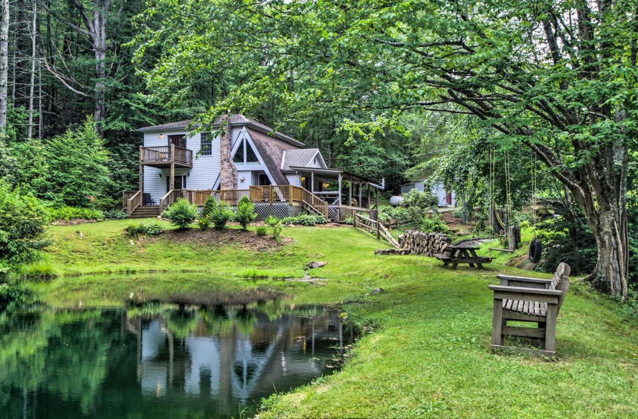Serene Todd Getaway With Private Pond And Creek Views! Exterior foto